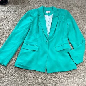 Skies are blue medium green blazer